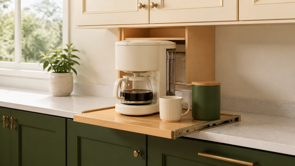 How to Store a Coffee Maker Under Cabinets and Use It Easily