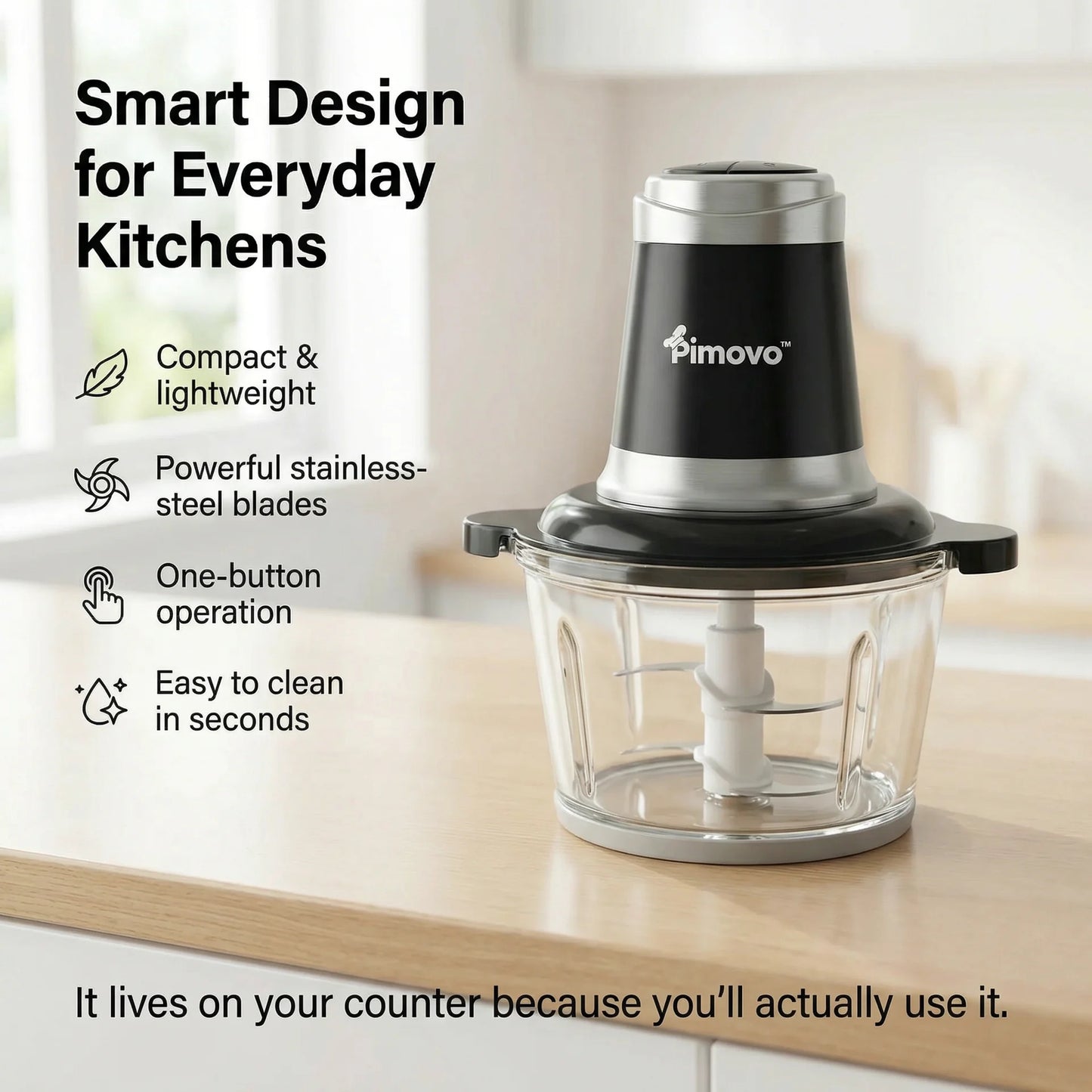 Pimovo™ Electric Food Chopper