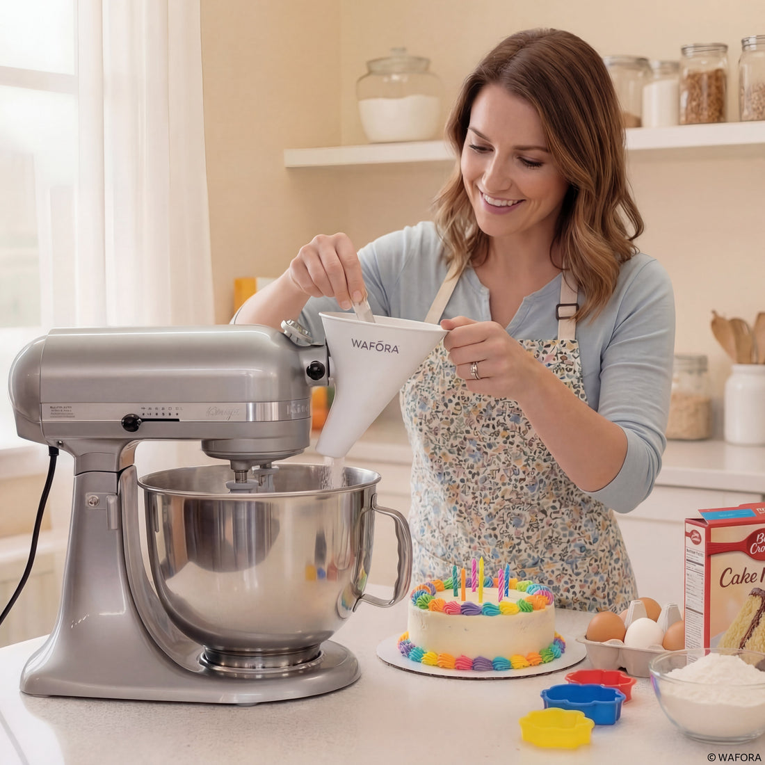 WAFORA PourGuide Funnel for mess-free kitchen pouring