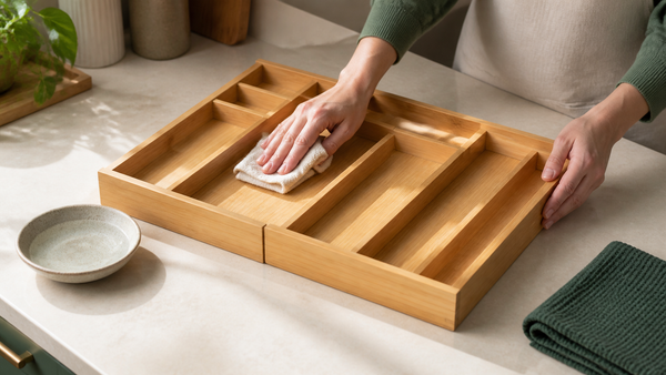 How to Clean a Bamboo Kitchen Organizer Without Warping It