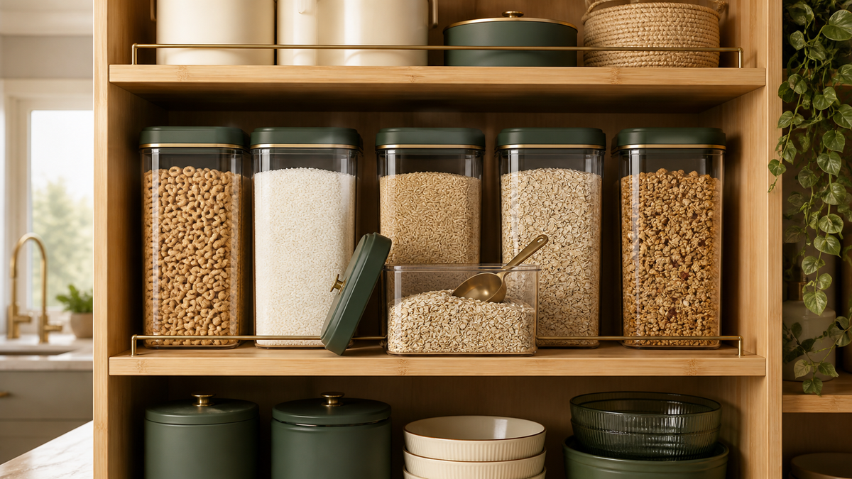 How to Store Cereal, Rice and Oats for a Tidy Pantry
