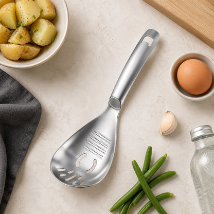 WAFORA MashMate with potatoes, egg, garlic, green beans and a crown-cap bottle