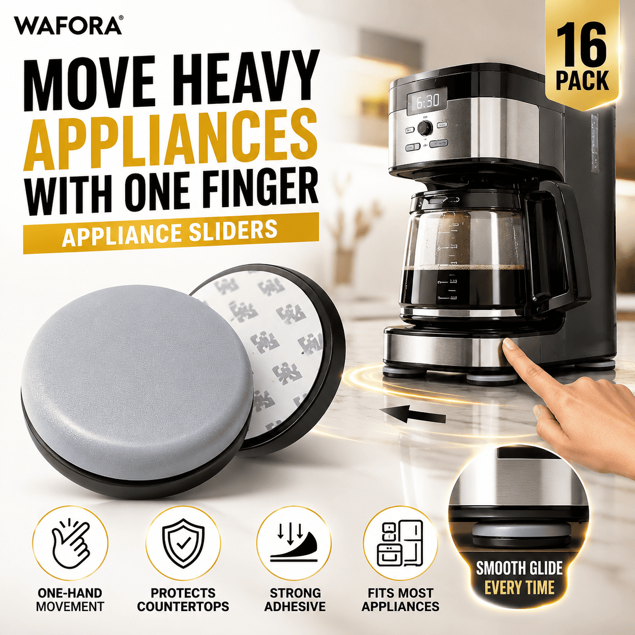 WAFORA™ Appliance Sliders