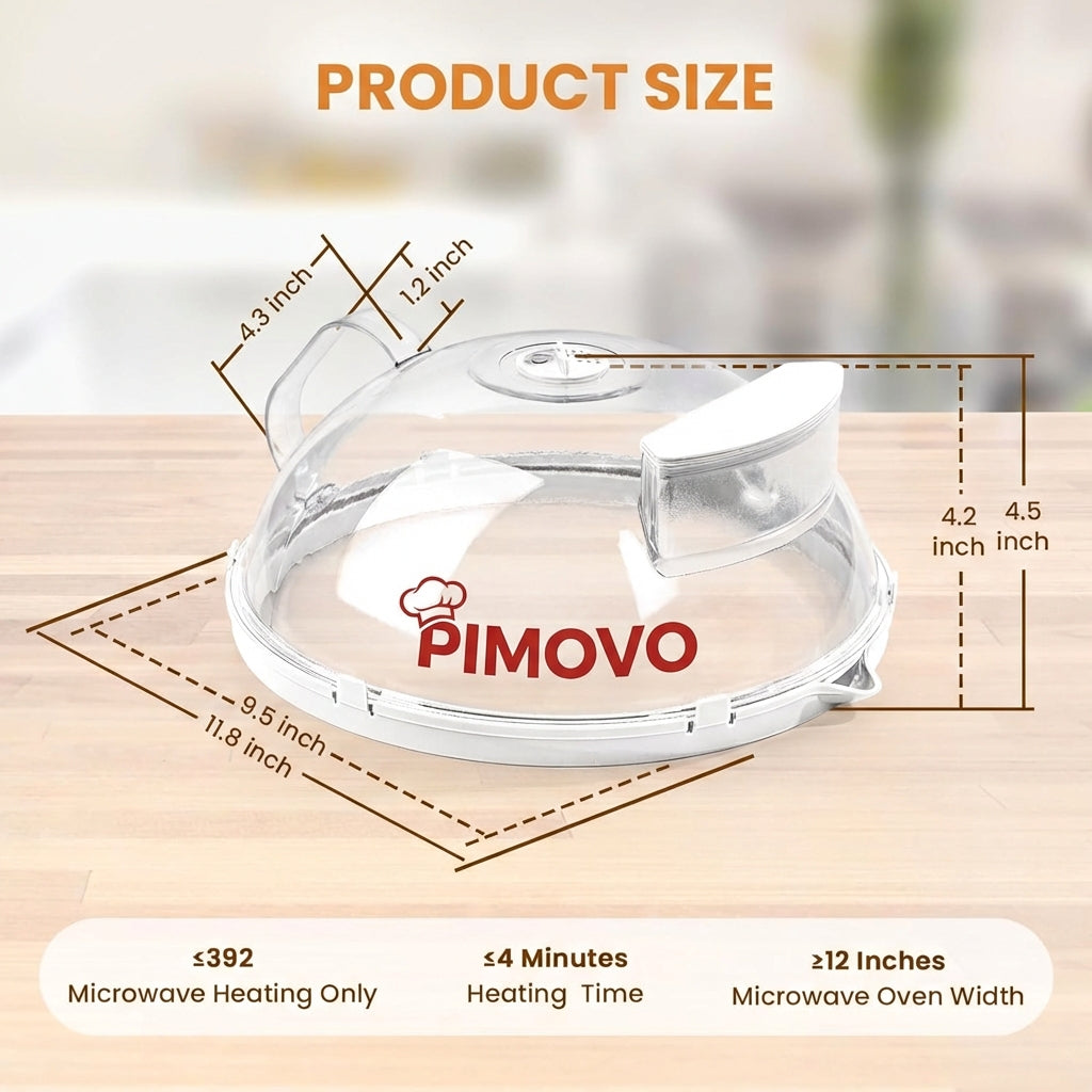 Pimovo™ SteamGuard Microwave Cover