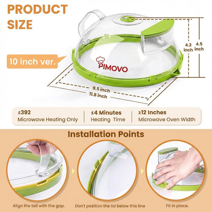 Pimovo™ SteamGuard Microwave Cover