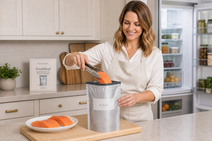 WAFORA™ FreshSeal Bags — wielorazowe stojące woreczki do przechowywania żywności